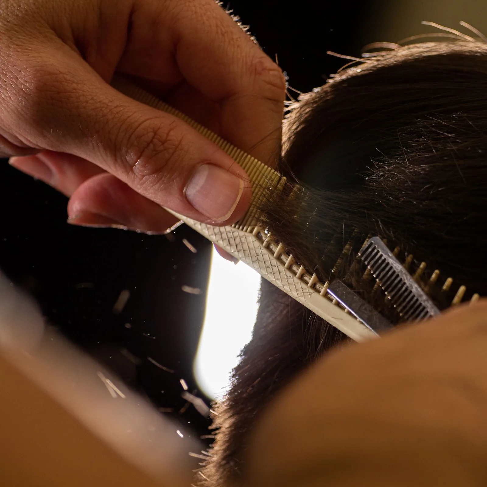 Detalhe de cabelo